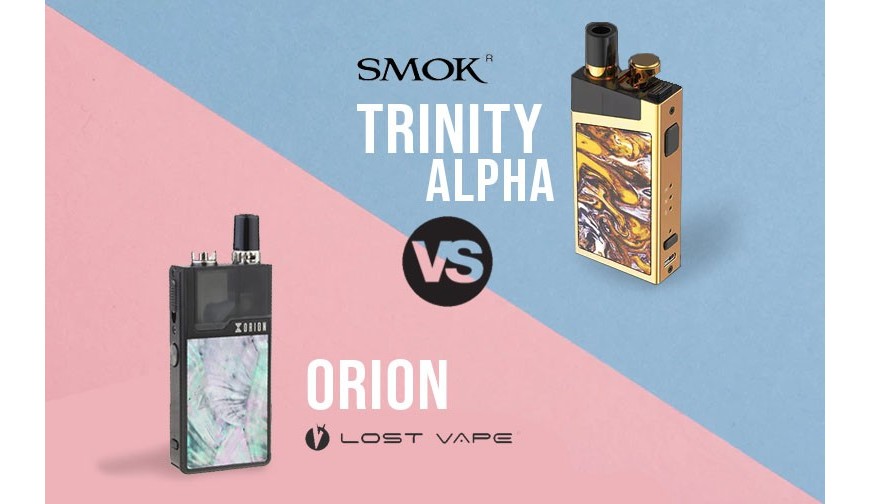 SMOK Trinity Alpha Vs. The Lost Vape Orion DNA Kit